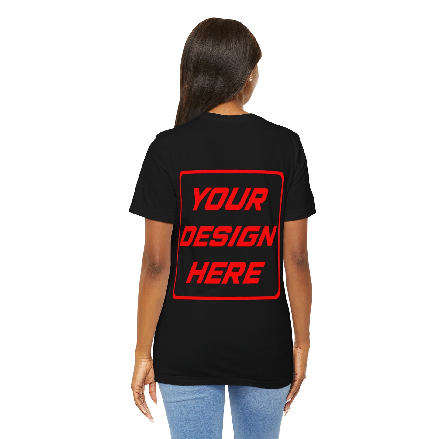 Classic Unisex Short-Sleeve Adult Tee - Print Location= Back Only | Variety of Colors Available | 100% Customizable